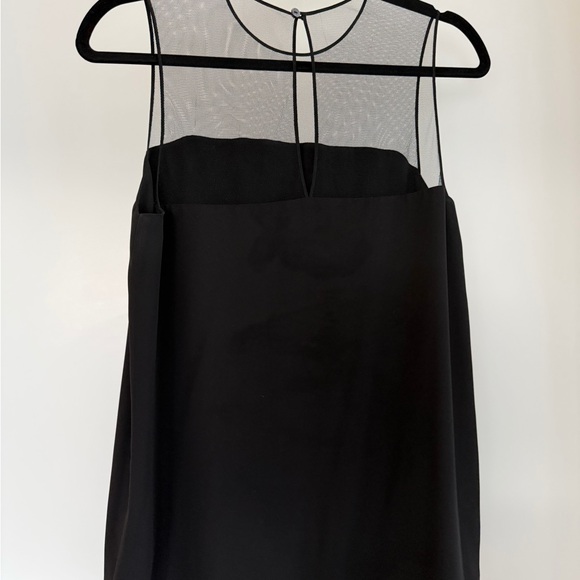 Aritzia Babaton Lionel Sleeveless Black Mesh Blouse - Picture 8 of 12